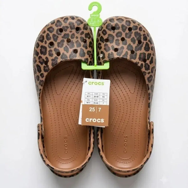 [BUNJANG] Crocs Ballet Flats Leopard Print Shoes / (새상품) 크록스 발레 발렛 슈즈 레오파드 색상 220~260 판매합니다