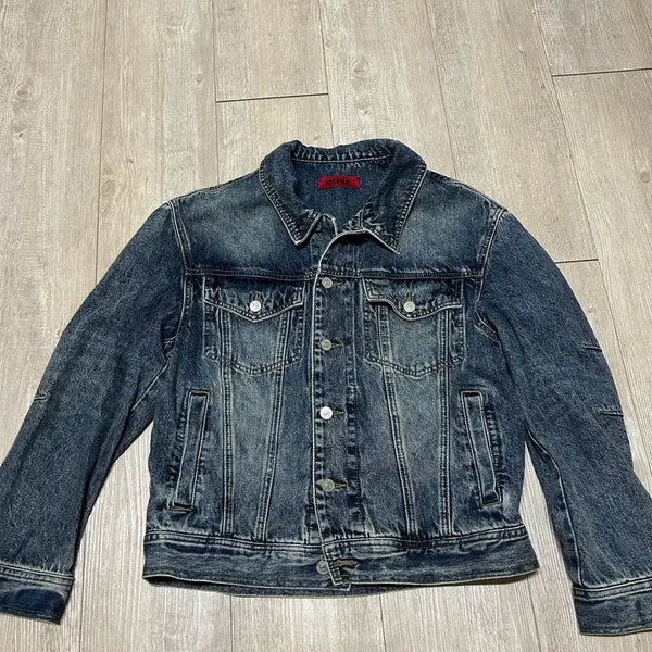 [BUNJANG] Gi-cheol Denim Jacket Brown Blue Size S / [기철] 데님자켓 브라운블루 - s사이즈