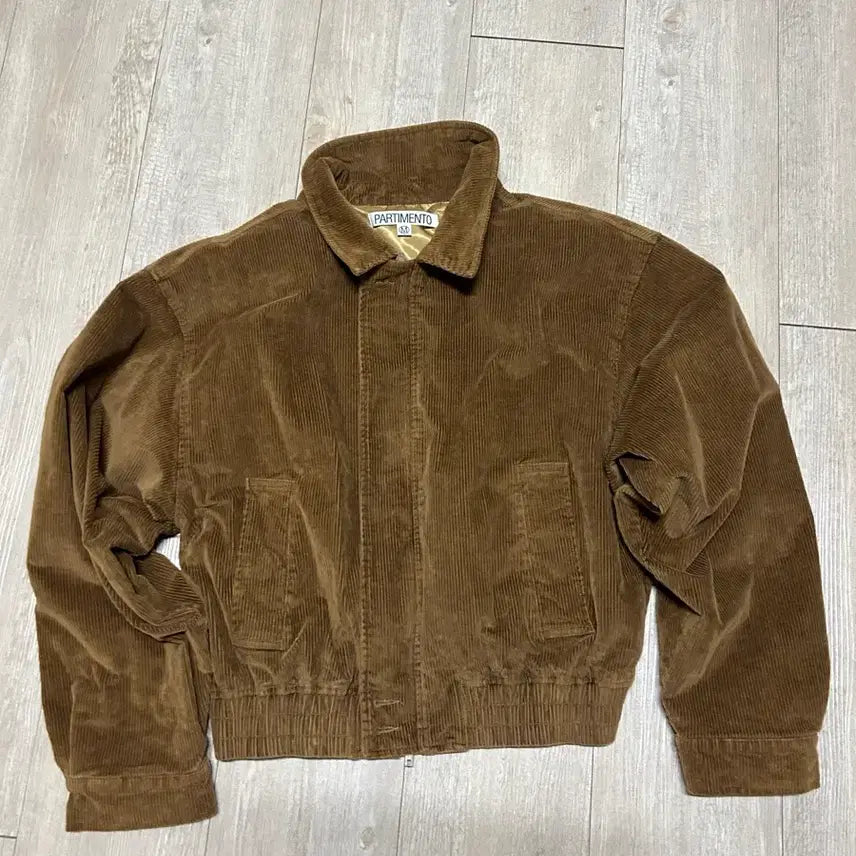 [BUNJANG] Partimento Corduroy Harrington Jacket Brown / [파르티멘토] 코듀로이 해링턴 자켓 브라운 - M사이즈