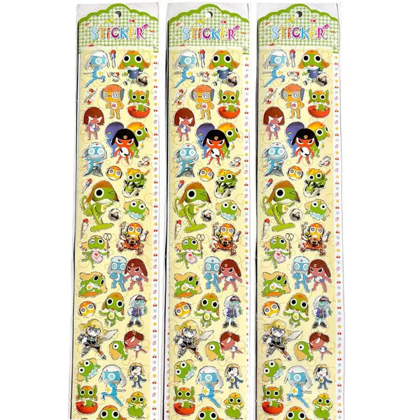 [BUNJANG] Keroro Sergeant Frog Classic Long Sticker / 고전) 케로로 개구리 중사 롱 스티커