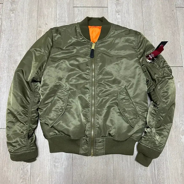 [BUNJANG] Alpha Industries MA-1 Slim Vintage Olive Jacket - Medium / [알파인더스트리] MA-1 슬림 Vintage Olive - m사이즈