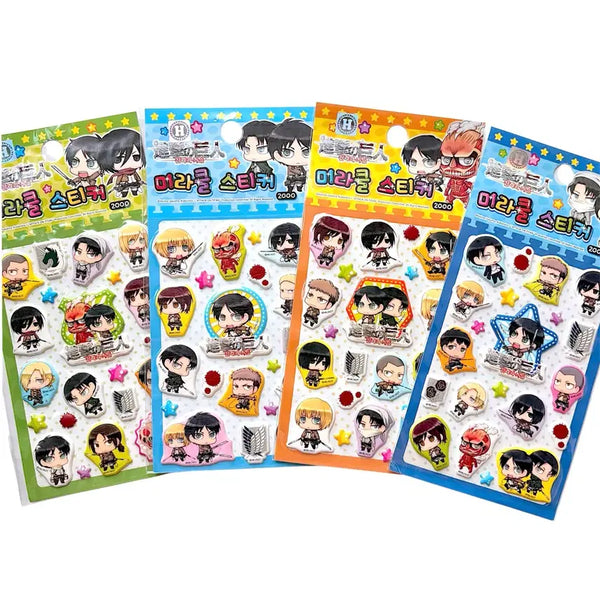 [BUNJANG] Attack on Titan 3D Sticker (2014 Release) / 고전) 진격의 거인 입체 스티커