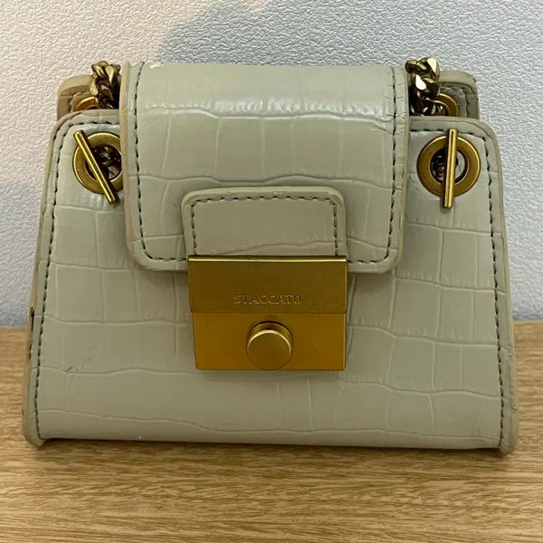 [BUNJANG] Staccato Leather Mini Bag / 가죽 미니 가방 무료배송