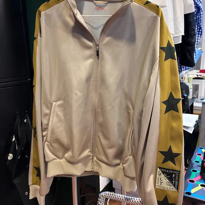 [BUNJANG] Kapital Track Jacket Beige (L) / 캐피탈 트랙자켓 베이지 3(L)