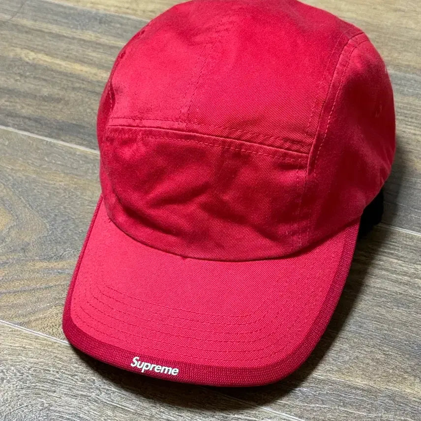 [BUNJANG] Supreme Camp Cap Red OS / 슈프림 캠프캡