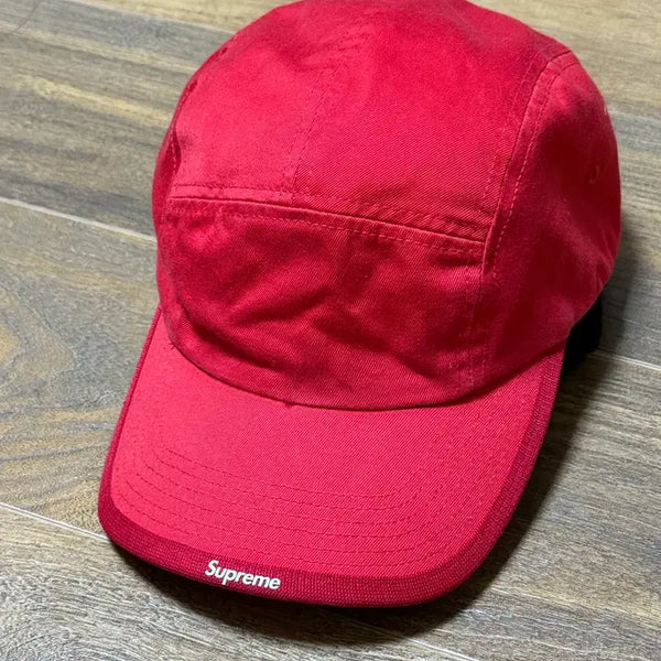 [BUNJANG] Supreme Camp Cap Red OS / 슈프림 캠프캡