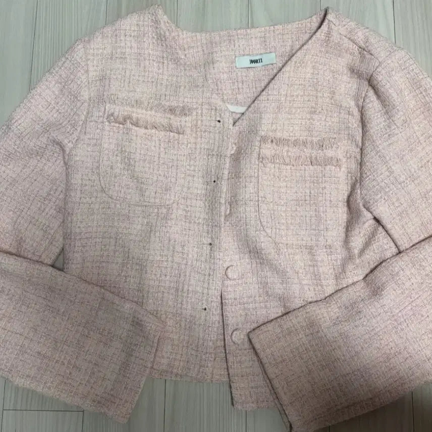 [BUNJANG] JURTI Rose Tweed Blouse Long Sleeve Jacket / 주르티 로제 트위드 블라우스 긴팔 자켓