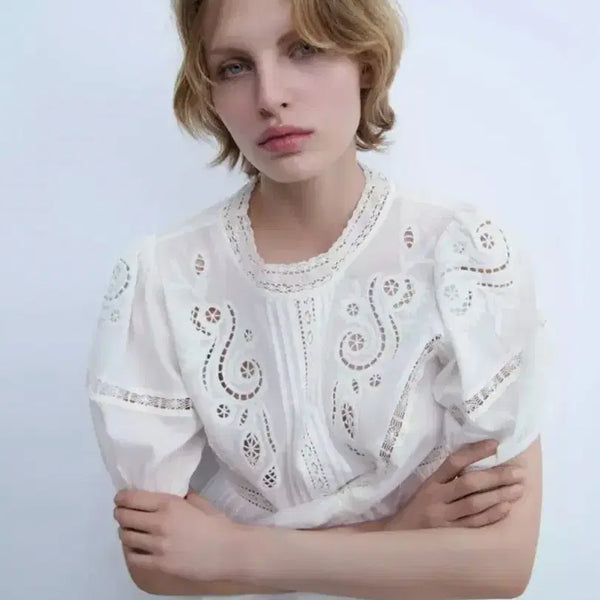 [BUNJANG] Zara Romantic Blouse Size M / 자라 로맨틱 블라우스 M사이즈 팝니다 5107/046