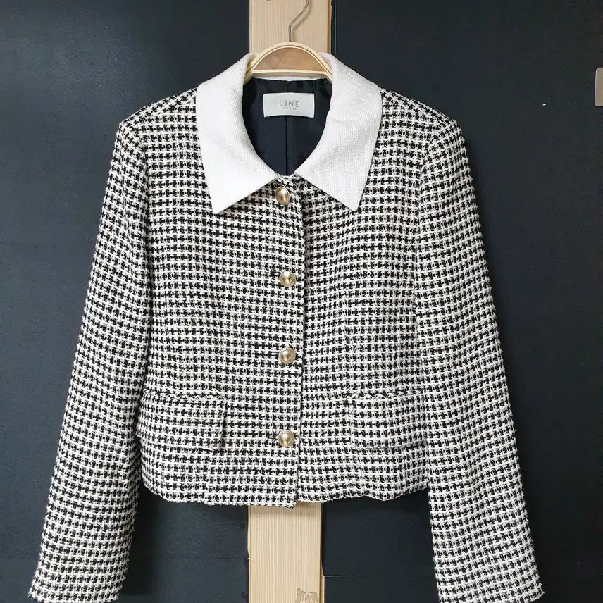 [BUNJANG] Kira Tweed Jacket Black / 진짜만원 라인 키라 트위드자켓 55 블랙