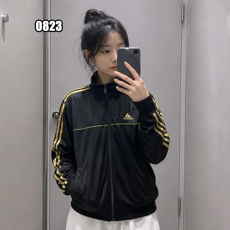 [BUNJANG] Adidas Old School Three Stripes Track Top Jersey Jacket / L 아디다스 올드스쿨 삼선 트랙탑 져지 자켓