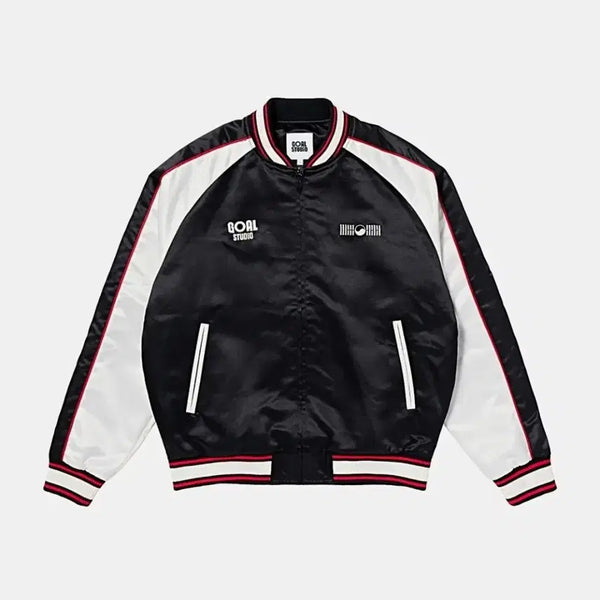 [BUNJANG] GO STUDIO Esports Korean National Team Satin Jacket Black Multi XL / 골스튜디오 e스포츠 한국 대표팀 사틴 자켓 블랙 멀티