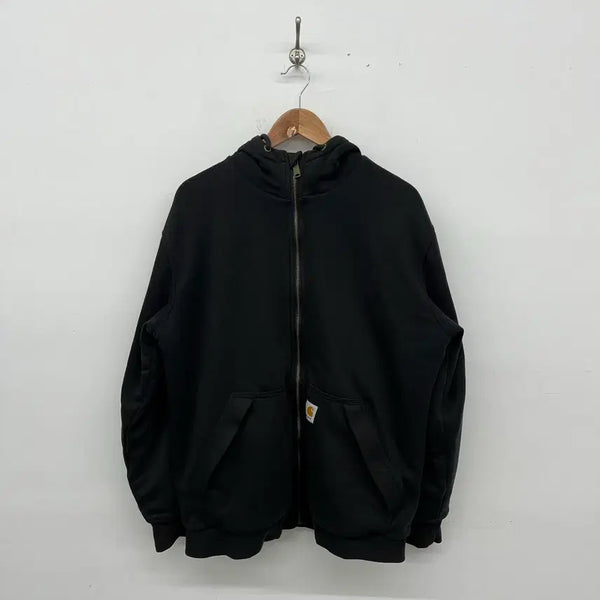 [BUNJANG] Carhartt Vintage Loose Fit Hoodie Zip-Up Black Men's M / 칼하트 빈티지 루즈핏 후드집업 블랙 남성M