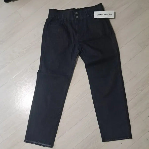 [BUNJANG] Marie Claire Bis Black Pants / 마리끌레르 비스 블랙 바지