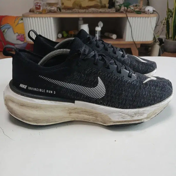 [BUNJANG] Nike Invincible Run 3 Black White Sneakers Size 290 / 나이키 인빈서블런3 검흰 운동화 290