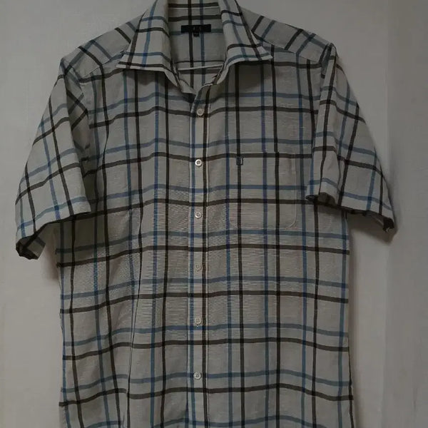 [BUNJANG] Daks Check Short Sleeve Shirt Size 100 / 닥스 체크 반팔 셔츠 100