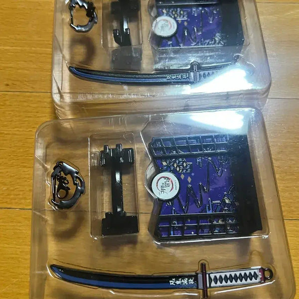 [BUNJANG] Demon Slayer: Kimetsu no Yaiba Giyu Tomioka Nichirin Sword Keychain / 맘스터치 귀멸의칼날 기유 일륜도 키링
