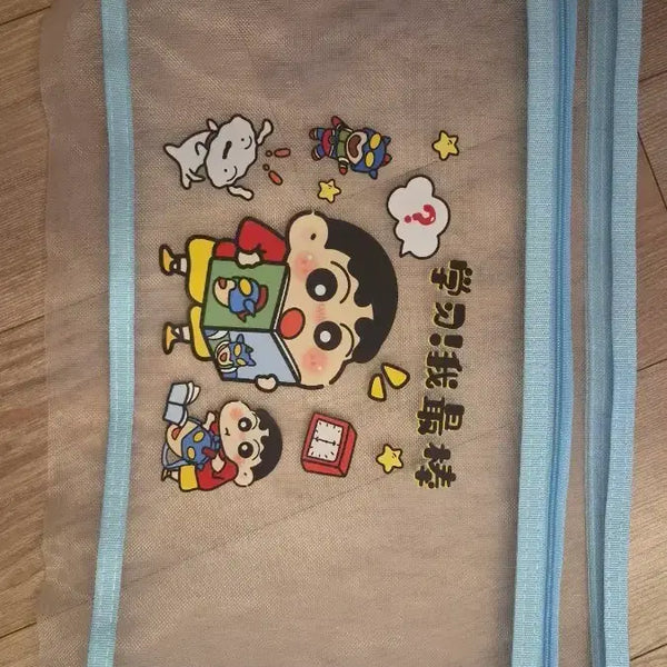 [BUNJANG] Crayon Shin-chan Mesh Pouch / 짱구 메쉬 파우치