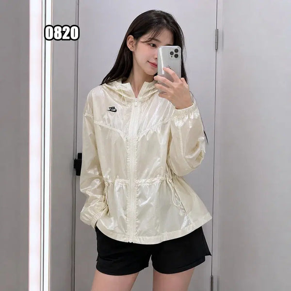 [BUNJANG] Nike NSW Women's Windrunner Summerized Jacket Coconut Milk / S 나이키 NSW 우먼스 윈드러너 썸머라이즈드 재킷 코코넛 밀크
