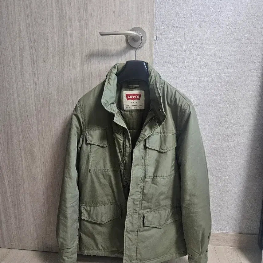 [BUNJANG] Levi's Padded Safari Field Jacket Olive Green / 리바이스 패디드 사파리 점퍼S 필드자켓 야상 밀리터리 M65