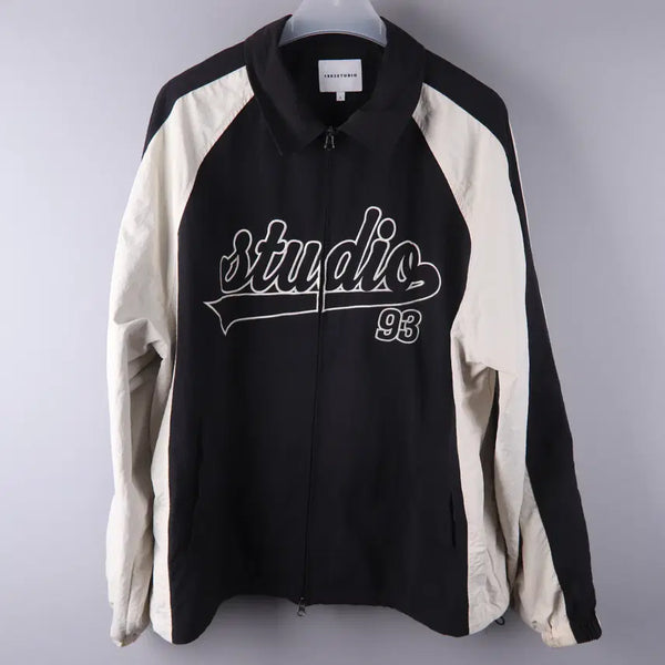 [BUNJANG] 1993 Studio Color Block Studio Windbreaker Black (L) / 1993스튜디오 컬러블록 스튜디오 윈드브레이커 블랙 (L)