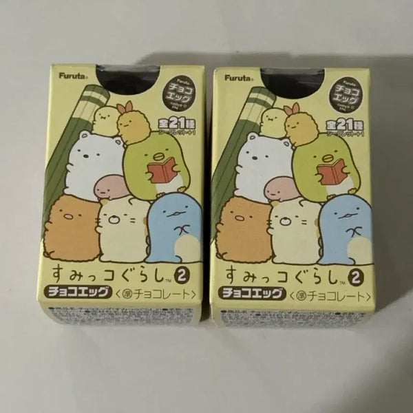 [BUNJANG] Sumikko Gurashi Random Stand Figure Choco Egg (Sealed) / (미개봉) 2개 일괄 스밋코구라시 초코에그 랜덤 스탠드 피규어