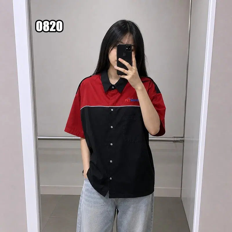 [BUNJANG] Speedzone Racing Work Shirt / L 스피드존 가슴포켓 레이싱 워크 셔츠