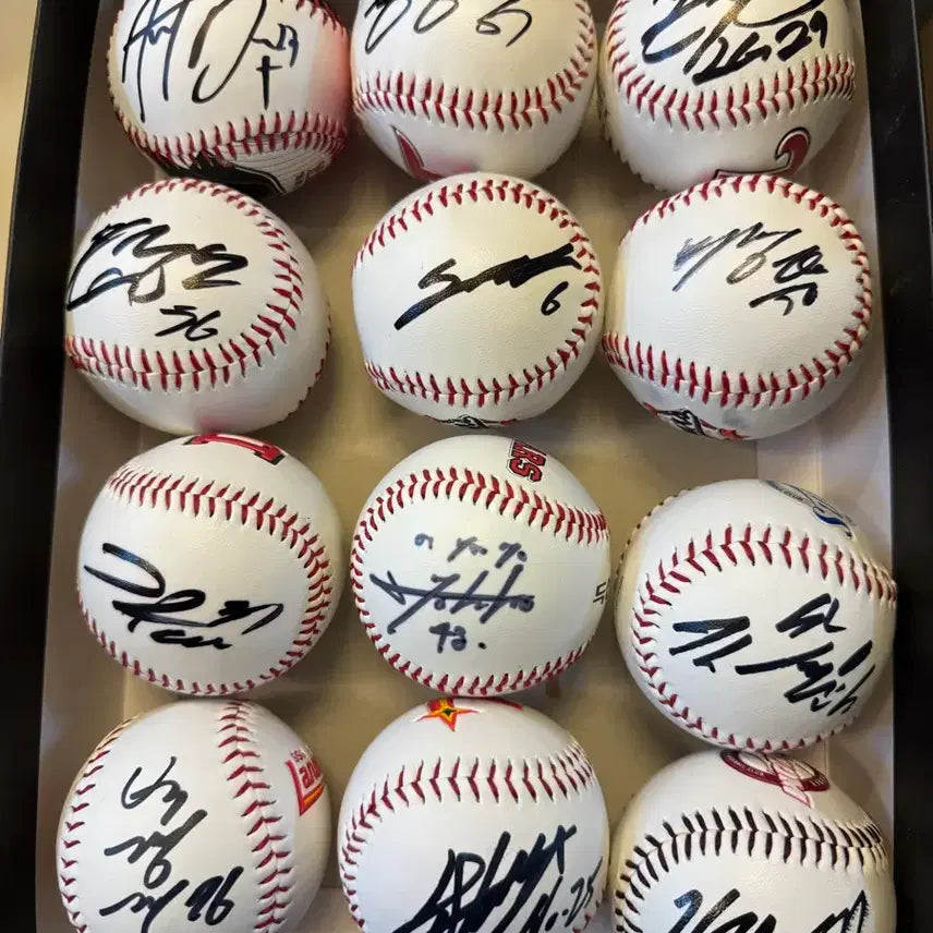 [BUNJANG] Various KBO Team Signed Baseball Autograph Ball / 한화 엘지 두산 삼성 SSG KT 로고볼 싸인볼 야구공