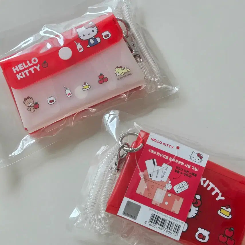 [BUNJANG] Hello Kitty Double Pouch / 헬로키티 똑딱 더블 파우치