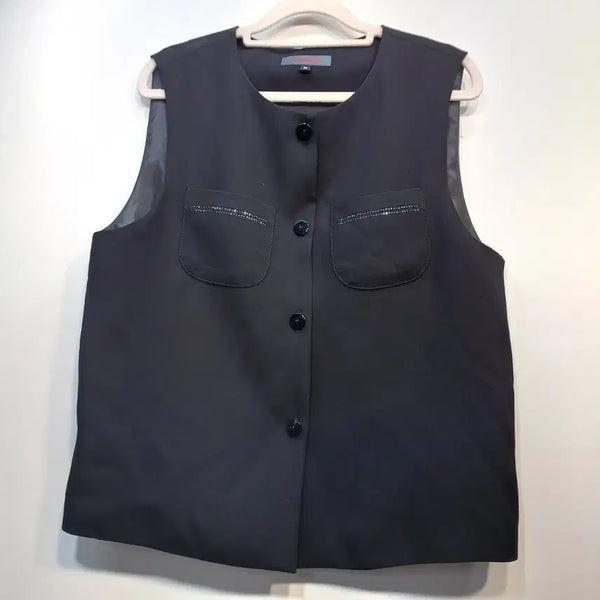 [BUNJANG] Women's Black Vest Size 95 / 여성 조끼 블랙95사이즈 봄가을   69006