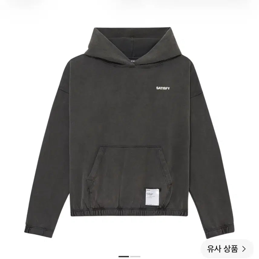 [BUNJANG] Satisfy Softshell Hood Aged Black (M) / 새티스파이 소프트쉘 후드 (M) 에이지드 블랙
