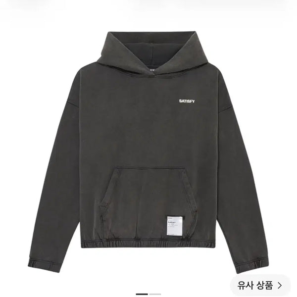 [BUNJANG] Satisfy Softshell Hood Aged Black (M) / 새티스파이 소프트쉘 후드 (M) 에이지드 블랙