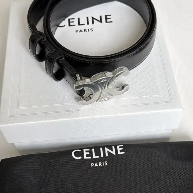 [BUNJANG] Celine Belt Silver Medium Size 75 / 셀린느 벨트 은장 미듐 75사이즈 (새상품)