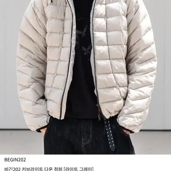 [BUNJANG] Begin202 Lightweight Down Jacket Size 0 / 비긴202 경량패딩 0사이즈