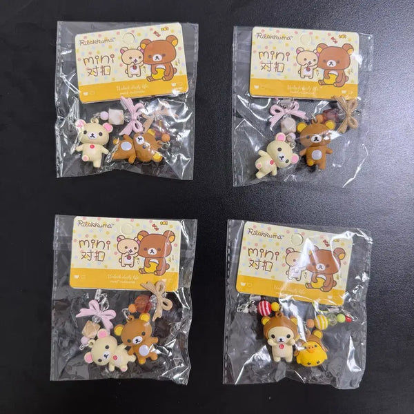 [BUNJANG] Rilakkuma Korilakkuma Mini Keyring / 리락쿠마 코리락쿠마 미니 키링