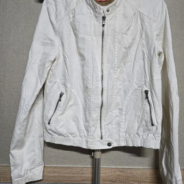 [BUNJANG] Bershka White Cropped Jacket Size 30 / Bershka 화이트 크롭 자켓 (사이즈 30)