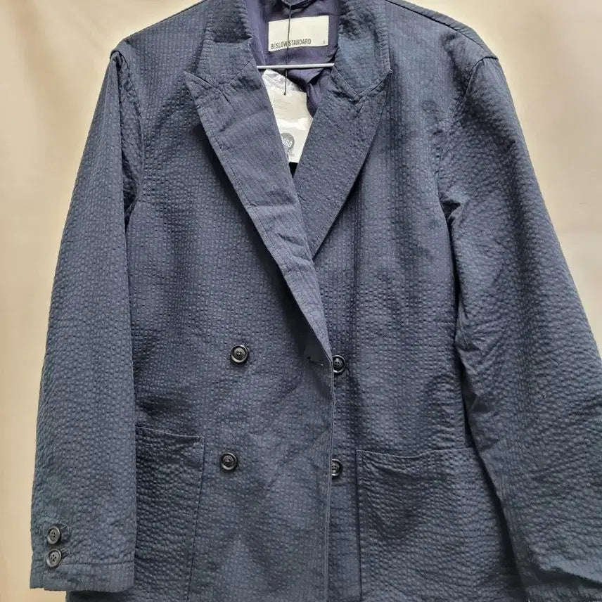 [BUNJANG] BESLEMSTANDARD Double Button Jacket Navy / BESLEMSTANDARD 자켓 네이비 더블 버튼