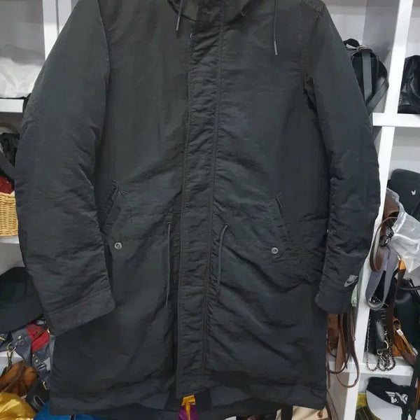 [BUNJANG] Nike Down Feather Parka Long Padding M / 나이키 오리털 야상 롱패딩 M