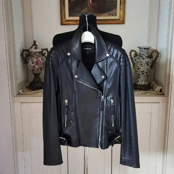 [BUNJANG] KASIBADY Lambskin Rider Jacket Black / 카시바디 양가죽 라이더 자켓 블랙