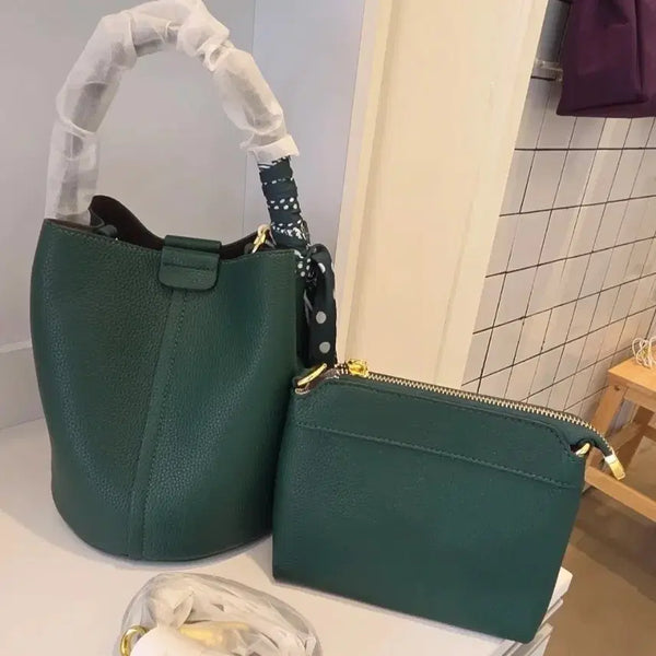 [BUNJANG] Scarf Bucket Bag / 스카프버킷백