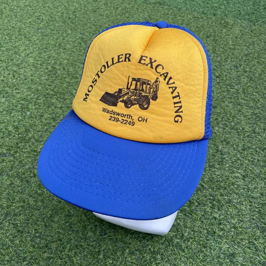 [BUNJANG] Vintage Trucker Cap Ohio Mostoller Cap c.54 / 빈티지 트러커 캡  오하이오주 Mostoller Cap c.54
