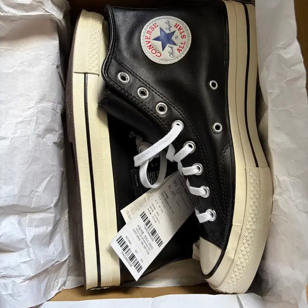 [BUNJANG] Converse Chuck 70 Leather Black A07200C / 컨버스 척 70 레더 블랙 A07200C