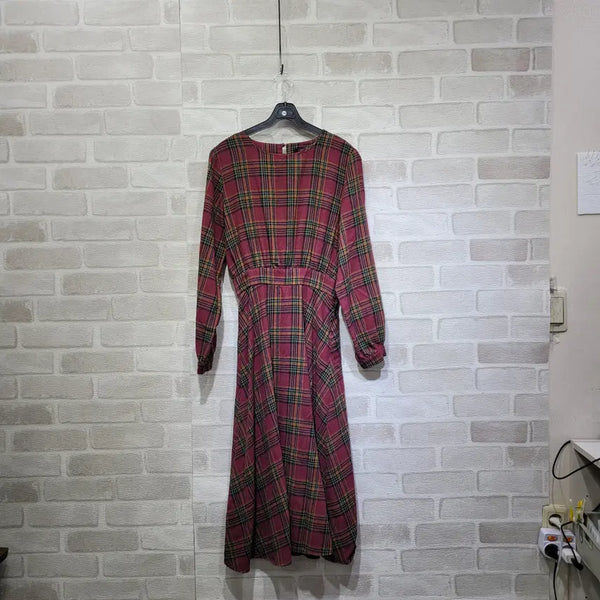 [BUNJANG] Checkered Dress Size 66 / ㅎ1544 체크 원피스 66