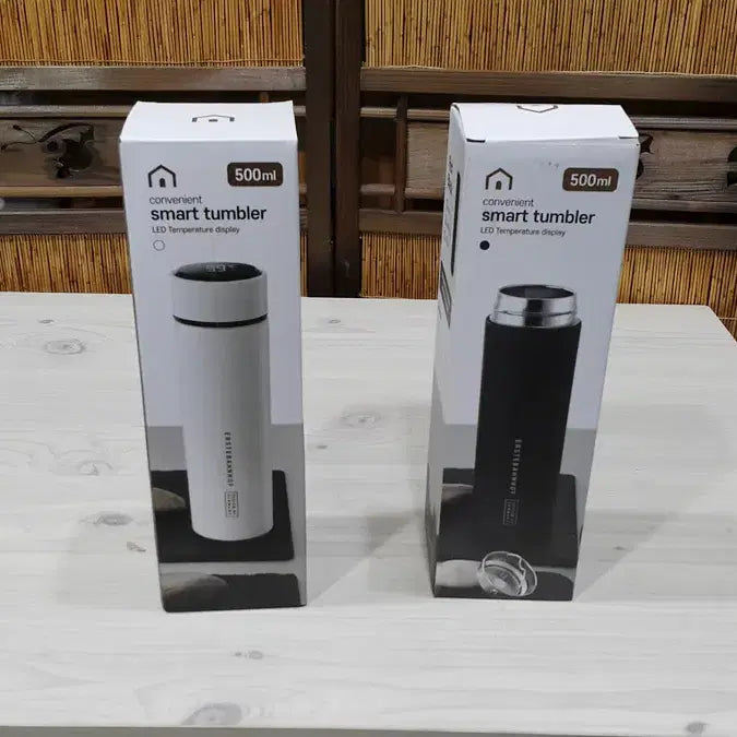 [BUNJANG] Esteban Hoff Smart Tumbler Bundle Set (White & Black) / 미개봉 에스테반호프 스마트 텀블러 2개 일괄