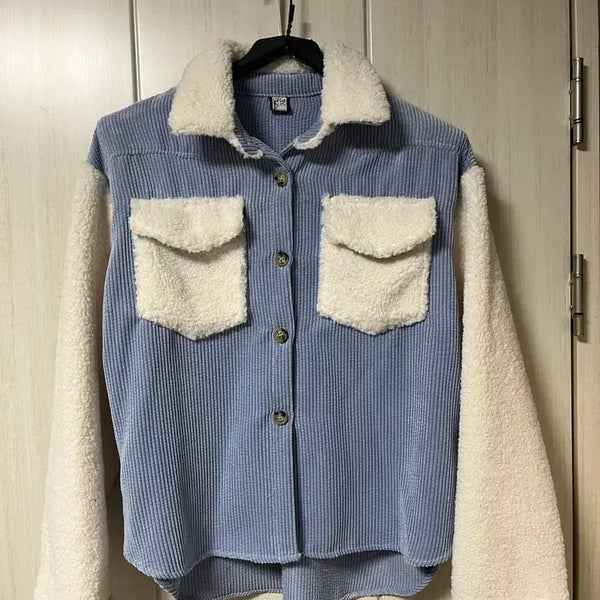 [BUNJANG] Women's Corduroy Fleece Lined Jacket / 여성 골덴 양털 자켓