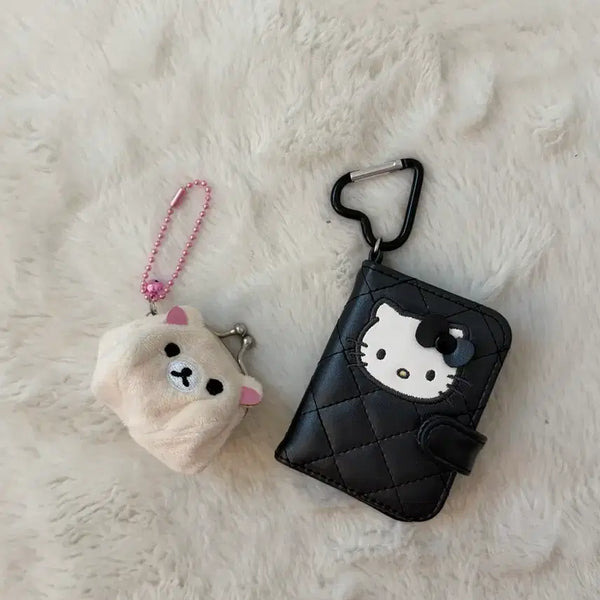 [BUNJANG] Sanrio Hello Kitty & Rilakkuma Mirror Keychain Bundle / 키티 거울 키링 리락쿠마 키링 일괄