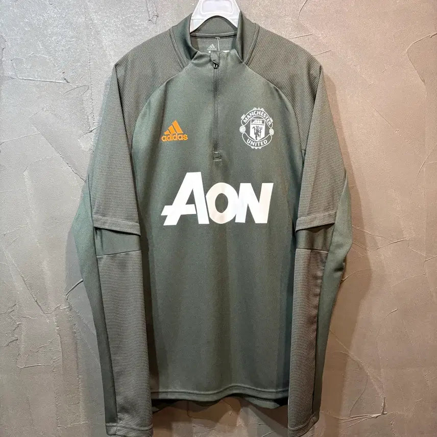 [BUNJANG] Adidas Manchester United Half-Zip Jersey / [S] ADIDAS 아디다스 맨체스터 유나이티드 반집업 져지