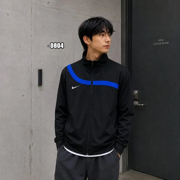 [BUNJANG] Nike Old School Swoosh Track Top Jersey Jacket / L 나이키 올드스쿨 스우시 트랙탑 져지 자켓