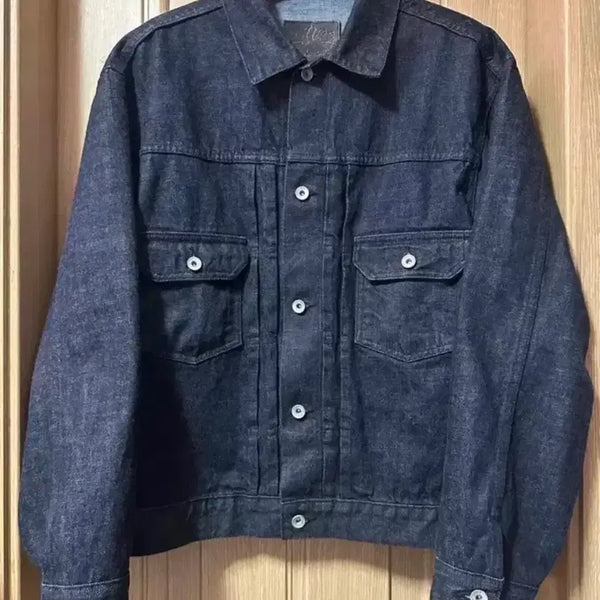 [BUNJANG] Kamia Combat Regular Denim Setup Jacket and Pants Set / [XL/32] 카미아 kamia 컴뱃 레귤러 데님 셋업 판매