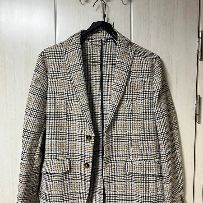 [BUNJANG] Men's Checked Blazer / 체크패턴 블레이저