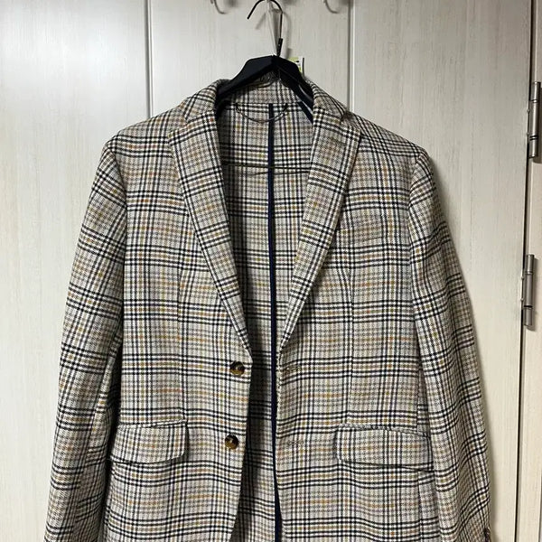 [BUNJANG] Men's Checked Blazer / 체크패턴 블레이저